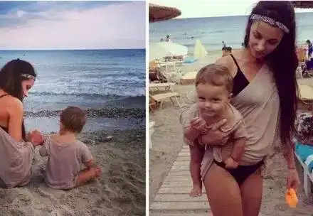 Семейна идилия! Блатечки и Диляна заедно на море (Снимки)