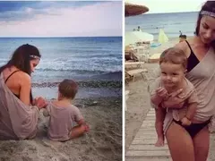 Семейна идилия! Блатечки и Диляна заедно на море (Снимки)