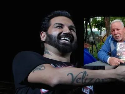 Бащата на Азис с бодигард „шест в едно“