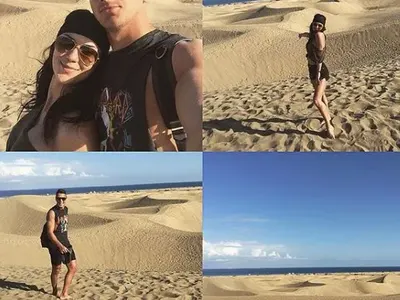 Гущеров прати щерка си на Канарите! Мартина и гаджето й празнуваха годишнина (СНИМКИ)