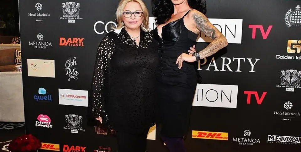 Топ моделът Цеци Красимирова на частно парти в България