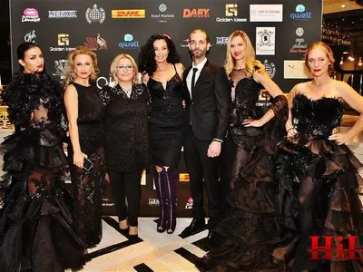 Топ моделът Цеци Красимирова на частно парти в България