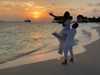 Бившият на ДесиСлава се ожени! Галин вдигна сватба на Малдивите (СНИМКИ)