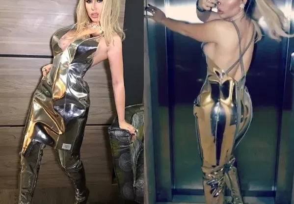 Гери-Никол пъхна дупарата в метална рокля! Мязала на пожарникарка в алуминиево фолио за печене