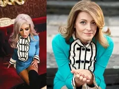 Оха! Андреа и първата дама Десислава Радева блестят в як модел рокля на GUCCI (СНИМКИ)