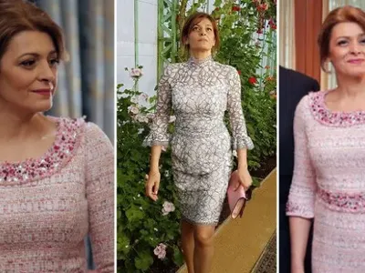 Роклята на Деси Радева струва 5 бона! Първата дама рекламира дизайнерка срещу разкошен тоалет назаем