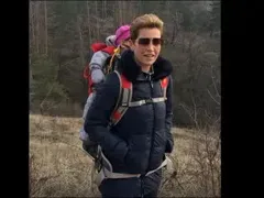 ﻿Джина Стоева на пикник с бебето