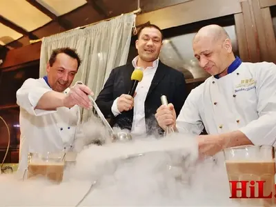 Кубрат Пулев в ново амплоа - бърка Галактически сладолед с боксови ръкавици (Снимки)