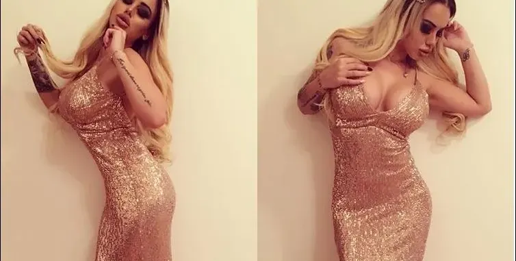 Моделката с импланти на кредит, си застрахова силикона