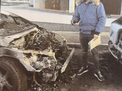 Подпалиха кабриолета на Крум (ВИДЕО)