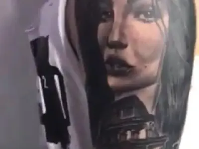 Уникално обяснение в ЛЮБОВ! Мъж се татуира целия с Николета Лозанова, кой е той?! (Снимки и видео)