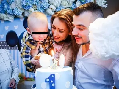 Джена показа сина си