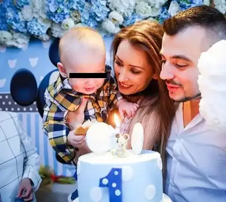 Джена показа сина си