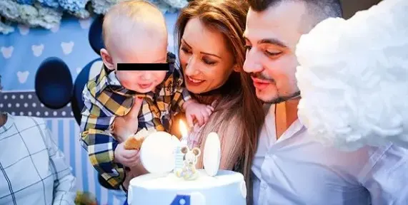 Джена показа сина си