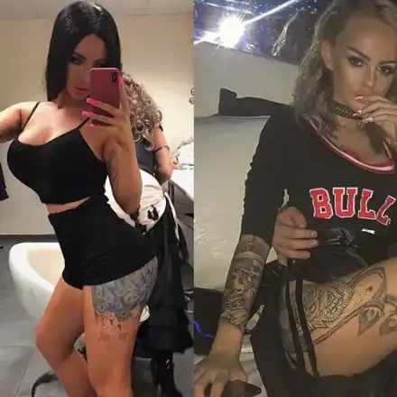 Гери-Никол vs. Сузанита! Чий татуиран баджак е по-добър? (СНИМКИ)