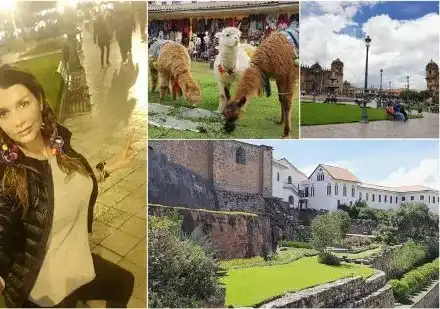 Кали без дъх на Мачу Пикчу