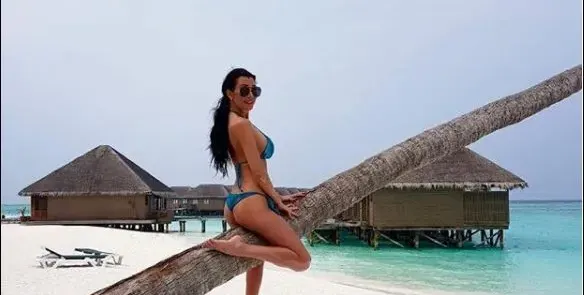 Катрин Вачева на Малдивите за ЧРД