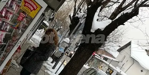 Папарашки снимки! Деси Банова избира мартеници за Плевнелиев