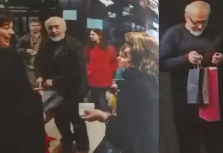 Стоян Алексиев чукна 67 без любовницата! Празнува ЧРД на кино със съпругата си