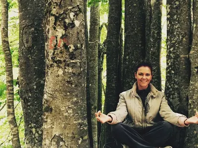 Светла Иванова и зиме с кецове