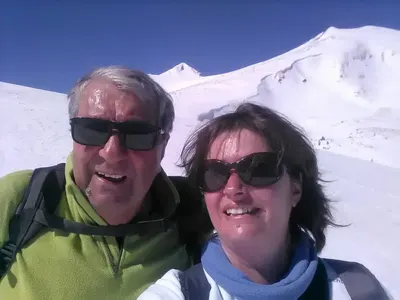 Иван Попйорданов и жена му на Безбог