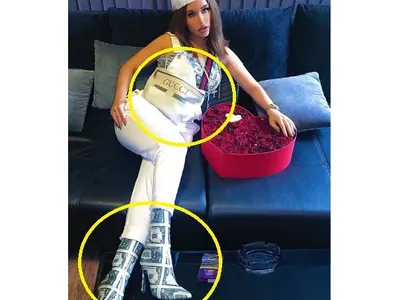 Парадокс! Гери-Никол се фука с чанта „Гучи“ за 1200 лева и с китайски ботуши за 20 лева!