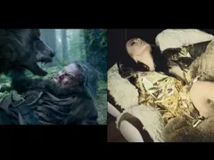 Сравниха клипчето за възрастни на Галена с друго - на Ди Каприо! Тройката с мечки била изкопирана от негово ШОК сношение с животното