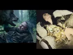 Сравниха клипчето за възрастни на Галена с друго - на Ди Каприо! Тройката с мечки била изкопирана от негово ШОК сношение с животното