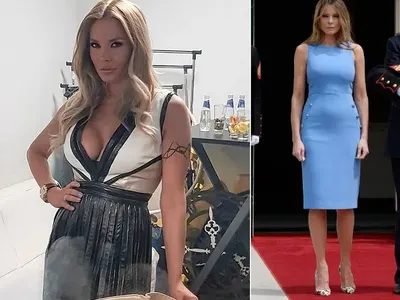 Емилия двойничка на Мелания Тръмп