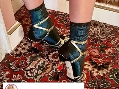 Емилия излезе от траура! Почна да се фръцка като кифла с Dolce & Gabbana  (Снимки)