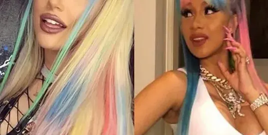 Гери-Никол се ошари като Cardi B