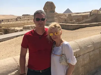 Лилия Маравиля на гости при мумиите