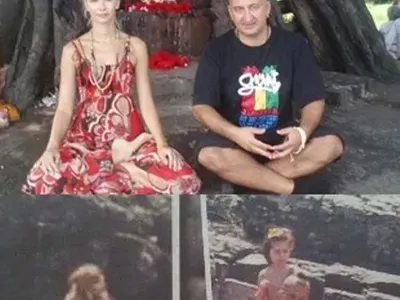 Дони и Нети вече не са нудисти, а будисти на плажа (Снимки за възрастни)