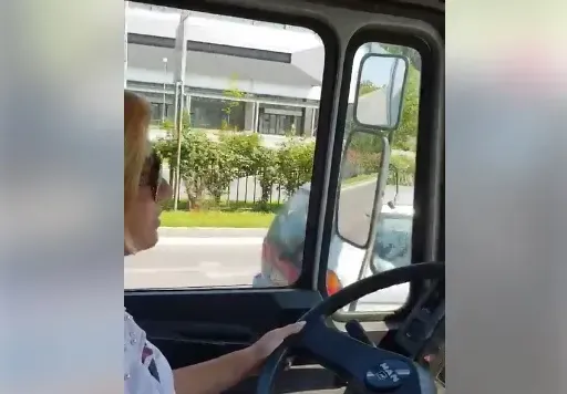 Майката на Сузанита подкара тир