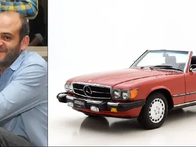 Продуцент се фука с ретро кабриолет