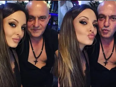 Симона Загорова куфее с татко си