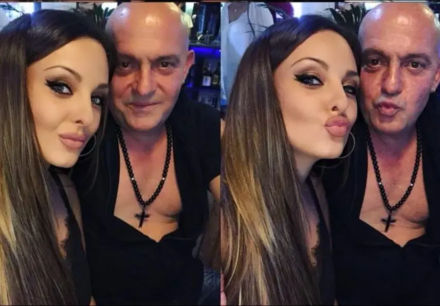 Симона Загорова куфее с татко си
