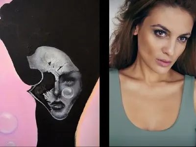 Д-р Огнянова от „Откраднат живот” рисува картини