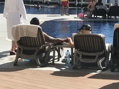 Ексклузивно в HotArena! Спонсори на Русата Златка плащат на Благо Георгиев да се й се прави на гадже (Папарашки снимки)