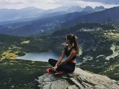 Ивайла Бакалова на Седемте рилски езера