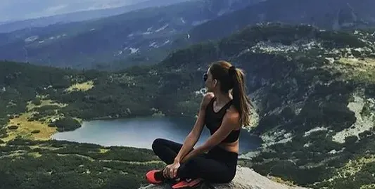 Ивайла Бакалова на Седемте рилски езера
