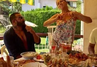 Катето Евро празнува рожден ден без Сашо (Снимки)