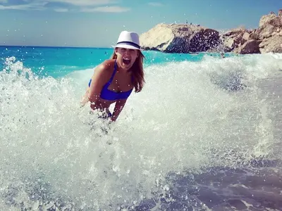 Николета Маданска почива на остров Лефкада