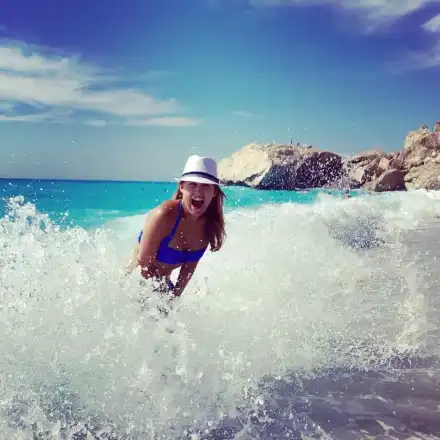 Николета Маданска почива на остров Лефкада