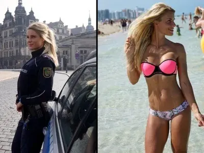Ето я най-горещата немска полицайка