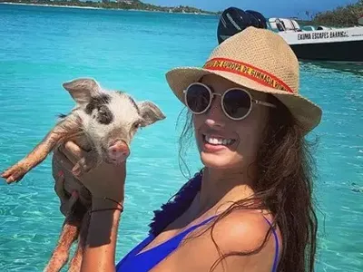 Маевска взе младо гадже на Бахамите! По пътя разгледаха и Лондон (СНИМКИ)