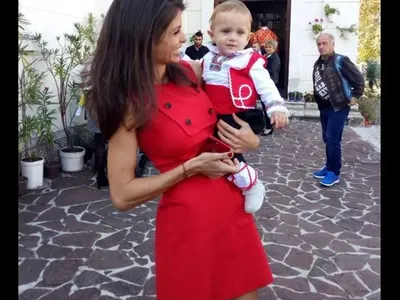 Мария Илиева кръсти наследника на национално кръщене