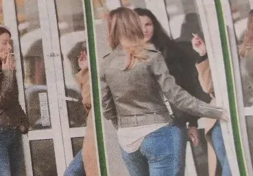 Весела Тотева гаси фасовете си по стените