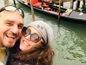 Коцето суперзвезда с Мартина във Венеция