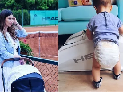 Цвети Пиронкова прави бебето тенисист